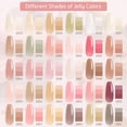 thumbnail image 2 of Kit de esmaltes de uñas GAOY Jelly Gel Sheer Pink, 33 unidades con capa superior, 2 of 6