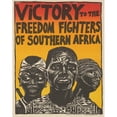 thumbnail image 3 of Rachael Romero 20x24 Black Modern Framed Museum Art Print Titled - Victory to the Freedom Fighters of Southern Africa (1977), 3 of 5