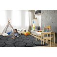 thumbnail image 4 of Alfombra TWINNIS 183x274 cm de felpa suave antideslizante gris oscuro, 4 of 9