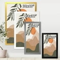 thumbnail image 4 of Designart 'Abstract Earth Toned Mountains With Red Moon I' Modern Framed Art Print, 4 of 4