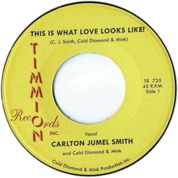 Carlton Jumel Smith - This Is What Love Looks Like!/This Is What Love Looks Like! (Instru) - Music & Performance - Vinyl [7-Inch]
