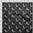 thumbnail image 4 of oneOone Velvet Gray Fabric Floral Retro Sewing Craft Projects Fabric Prints By Yard 58 Inch Wide, 4 of 5