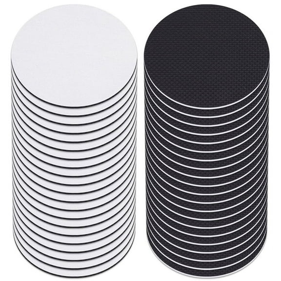 Round Sublimation Blank Coaster Heat Transfer Hot Pressed 42Pcs