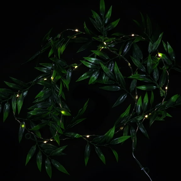 FRCOLOR Outdoor Plants Vine Hanging Garland Monstera String Light