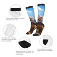 thumbnail image 3 of Balery Snowy Mountain Photography Bear Calcetines novedosos Calcetines deportivos Calcetines hasta la rodilla Calcetines de algodón Calcetines originales y geniales, 3 of 6