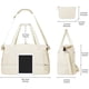 thumbnail image 4 of Bolsa de fitness de nailon de gran capacidad para mujer de entrenamiento físico para exteriores (marfil) Ehuebsd Para Estrenar, 4 of 9