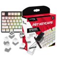 thumbnail image 1 of HyperX Full key Set Keycaps - PBT (White), 1 of 6