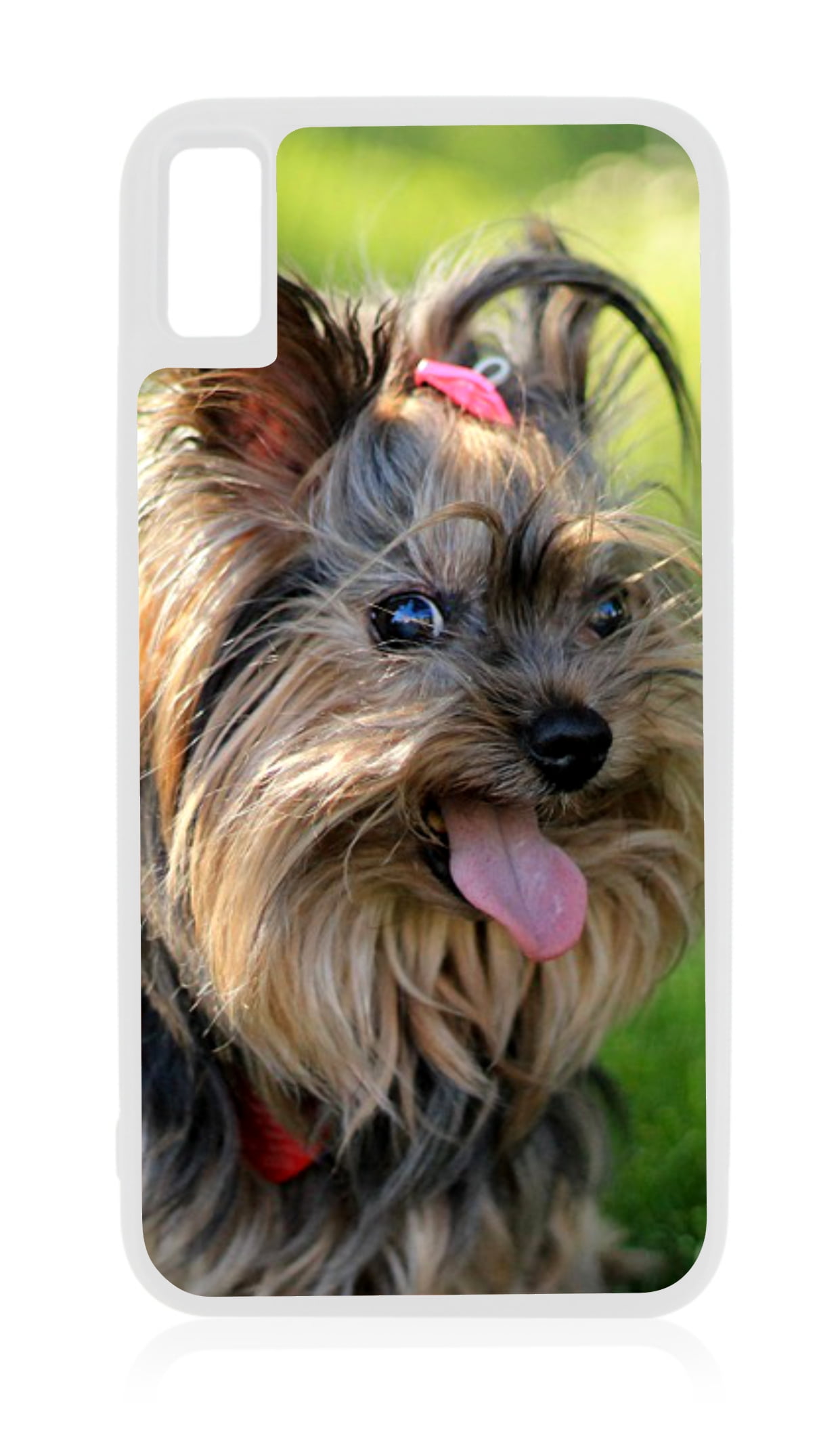 Yorkie Yorkshire Terrier Puppy iPhone XR Girl Cases White Rubber Case for iPhone XR iPhone XR