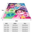 thumbnail image 3 of Manta de viaje de felpa suave de Steven Universe para dormitorio, sala de estar, sofá, oficina, regalo para todas las estaciones para mujeres, hombres, niñas y niños., 3 of 7