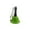 Green, variant on Kmonabie Santa Claus Handbells Tea Bells Christmas Tree Decoration, Polished Metal Bell with Keyring for Clear Ringing Sound, Classroom Restaurant Hotel Service Bell, Green