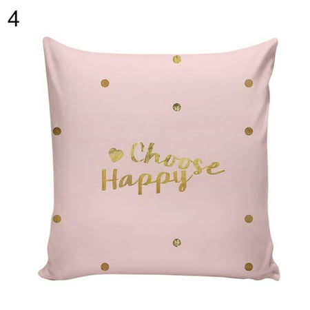 

Nordic Geometric Grid Leaves Pillow Case Sofa Cafe Decor Zipper Cushion Cover