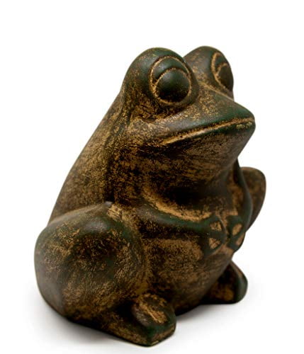 Elly Décor Frog Garden Statue Lawn décor, 9-inch Art Sculpture for Your ...