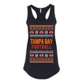 thumbnail image 2 of Wild Bobby City of Tampa Bay TB American Football Fantasy Fan Sports Women Racerback Tank Top, Black, Small, 2 of 6