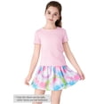 thumbnail image 3 of Cooltree Trendy Girl Skort - Multicolored Tie - Dye Print Summer Skirts with Shorts Size 14, 3 of 7