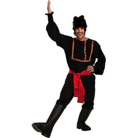 Mens Black Russian Halloween Costume
