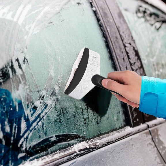 IDEANATEGRATE 3Pcs Ice Scrapper for Vehicle in Winter Weather with Portable Design