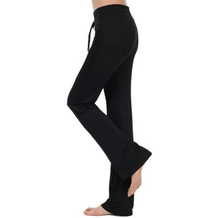 Women's Yoga Jogging Loose Stretch High Waist Sports Lace Up (Best Jogging Pants For Winter)