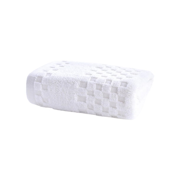 Toalla gruesa, suave y absorbente de 74 x 33 cm (29 x 13 pulgadas), color liso, para lavar la cara, ideal para baño, spa o salón de belleza. Mezcla de algodón, multiusos, de secado rápido, para el