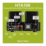 Dayton Audio HTA100 100 Watts Continuous Power 2.0 Channel Audio Power Amplifier with Bluetooth