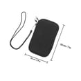 thumbnail image 2 of OFFIGAM Portable Black Neoprene Phone Pouch with Lanyard Waterproof Sleeve Case for Universal Mobile Storage, 2 of 8