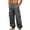 Gray, variant on Men Double Knee Reinforced Cargo Work Pants Durable Twill Loose Fit Construction Trousers S-3XL