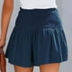 thumbnail image 1 of MKLEKYY Pantalones Cortos para Mujer, de Cintura Alta Elástica, Plisados, con Volantes, Bonitos, Informales y Fluidos para La Playa, 1 of 4