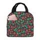 thumbnail image 1 of Easygdp Strawberry Bolsa Térmica Premium - Tela Oxford Impermeable, Gran Capacidad, Bolsillo Frontal, Unisex para Trabajo, Escuela, Actividades al Aire Libre y Picnics, 1 of 8