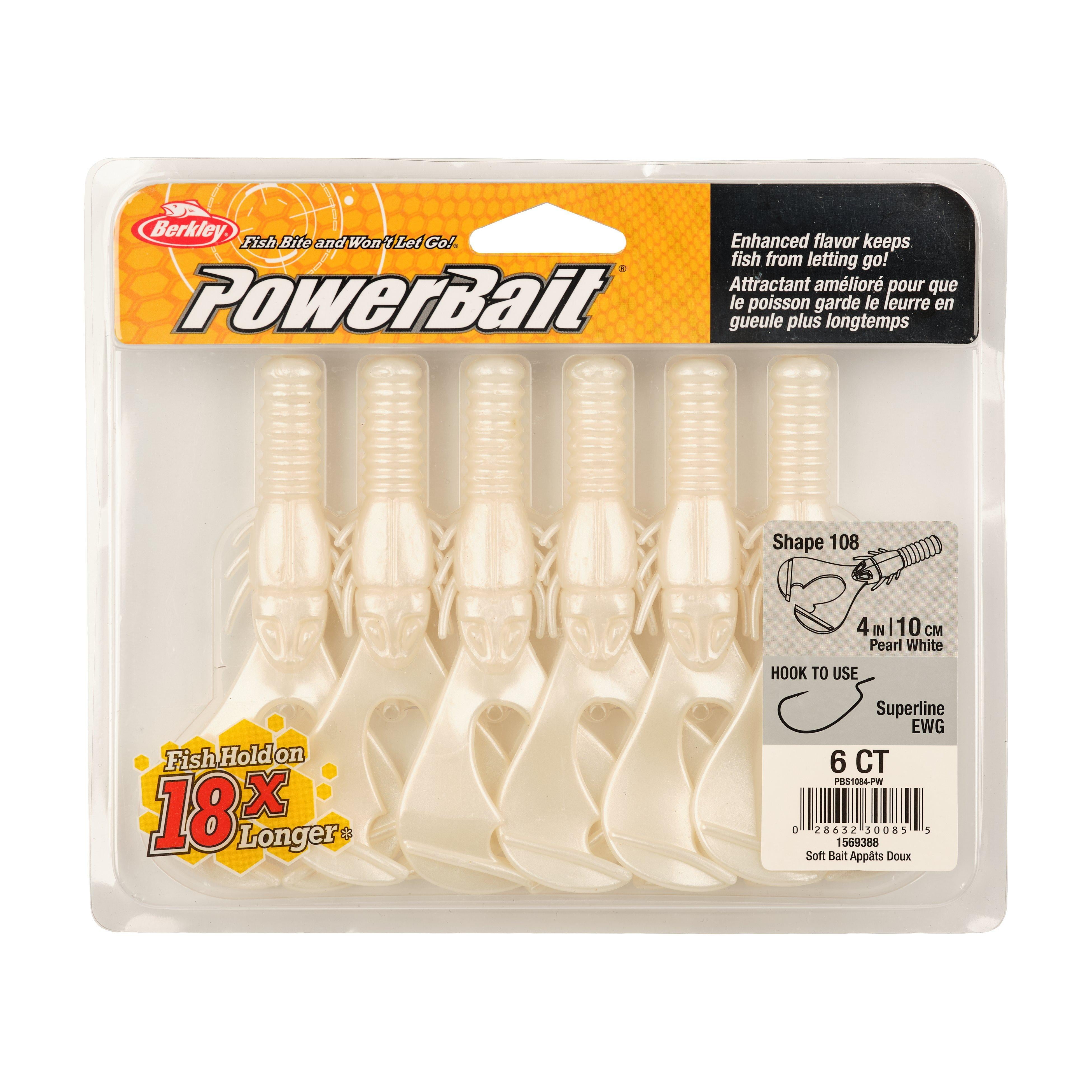 Berkley PowerBait® Shape 108, 4 in, Pearl White