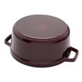 thumbnail image 6 of Staub Cast Iron 4-qt Round Cocotte with Glass Lid - Grenadine, 6 of 9