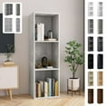 thumbnail image 3 of vidaXL Book Cabinet Bookshelf TV Stand Freestanding Shelf Engineered Wood, 3 of 205