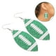 thumbnail image 5 of KAKOWELY 1 par de pendientes de fútbol, pendientes de lentejuelas, pendientes deportivos, joyería deportiva, pendientes de mujer, 5 of 5