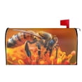 thumbnail image 3 of Fotbe Honeybee On Vibrant Flower Mailbox Covers Post Letter Box Cover Garden Decor Standard Size-21x18 in, 3 of 9