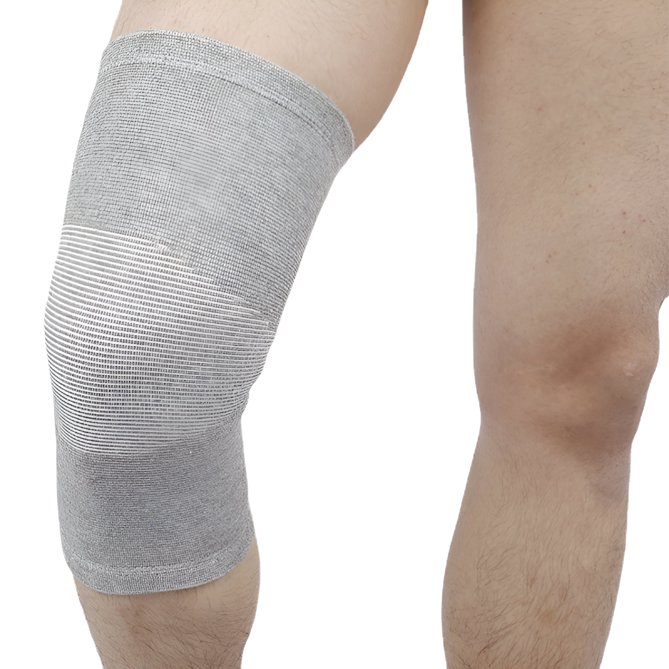 XIRQI Bamboo Knee Compression Sleeve for Men and Women; Knee Sleeve for Running, Volleyball, Gym Weightlifting Knee Brace Made From Bamboo Yarn