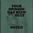 thumbnail image 3 of Garfield - Your Opinion Has Been Duly Noted - Women's Lightweight French Terry Long Sleeve Shirt, 3 of 5