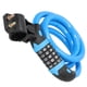 thumbnail image 1 of Candado de Cable para bicicleta, Candado de combinación de Código de 5 Dígitos Candado de Anillo Antirrobo de Seguridad para bicícleta Candado Para Bicticleta Cable de Candado, 1 of 7