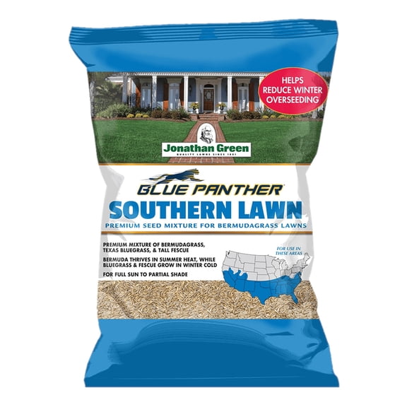 Jonathan Green Blue Panther Southern Lawn Grass Seed Mixture, 7lb (6,500 sq ft Coverage)