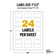 thumbnail image 7 of Avery UltraDuty GHS Labels 1" x 2", 12000 Ct, Laser Printer, 7 of 7