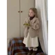 thumbnail image 3 of Korean Style Children's Fleece Coat 2-7 Y Spring Autumn Girls Loose Jacket Thick Casual Kid's Outwear Girls Clothing, 3 of 6