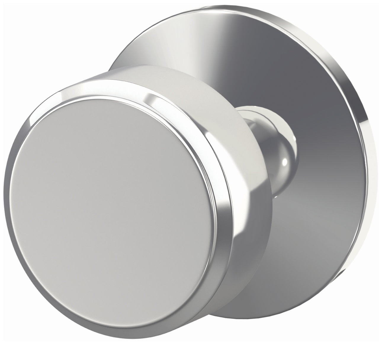 Schlage FC172SWA619KIN Custom Swanson Non-Turning Two-Sided Dummy Door Knob Set - Nickel
