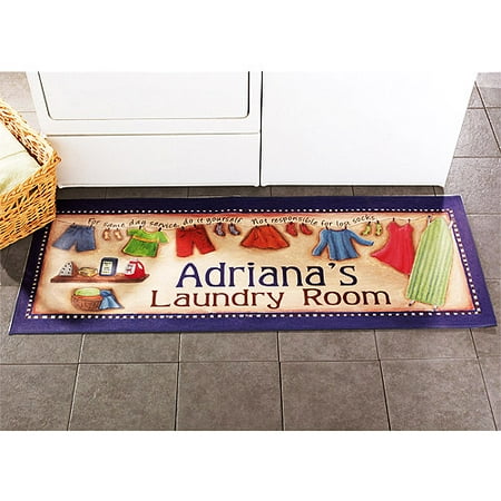 Personalized Laundry Room Doormat