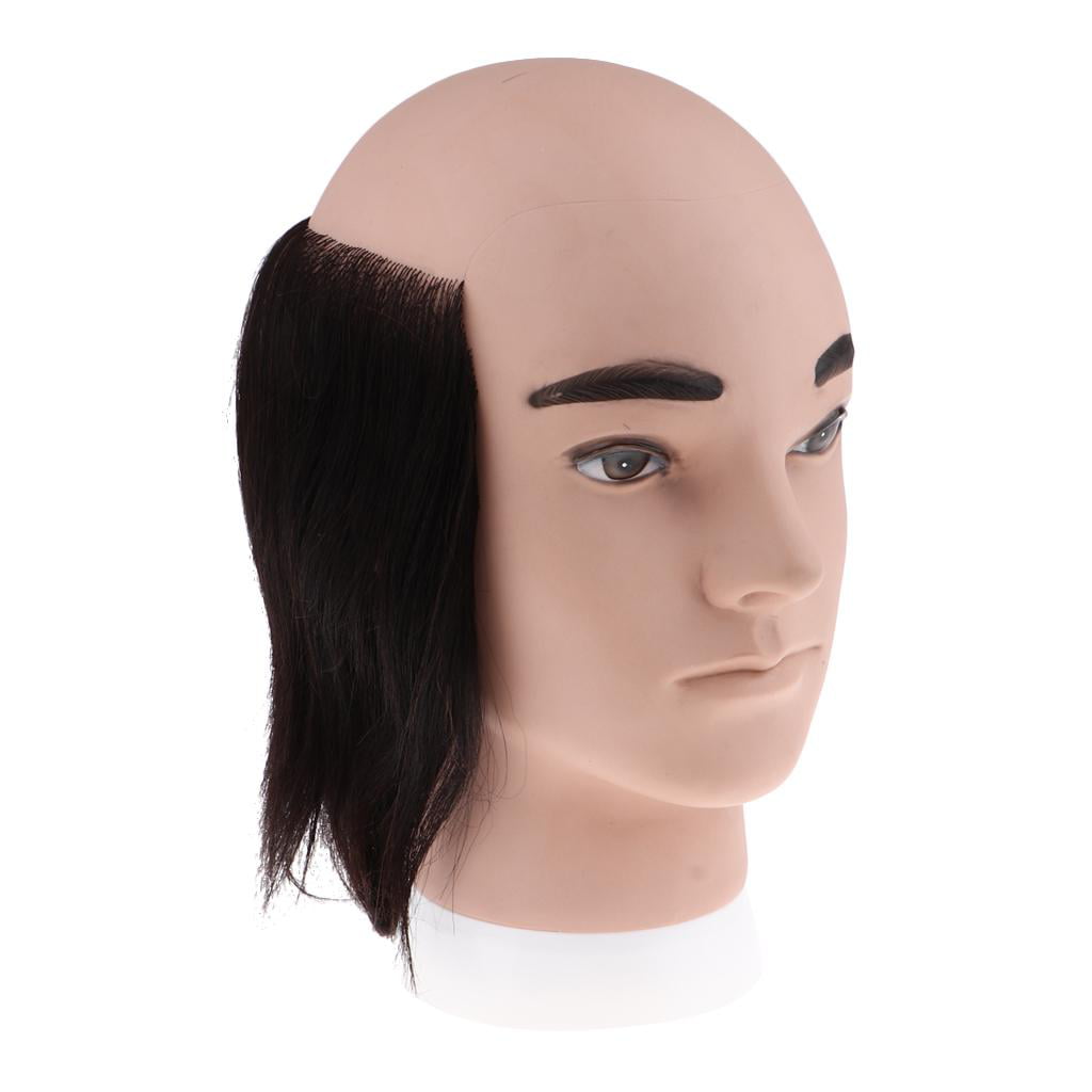 Soft Rubber Work Form Male / Male Bald Head Mannequin - HairArt