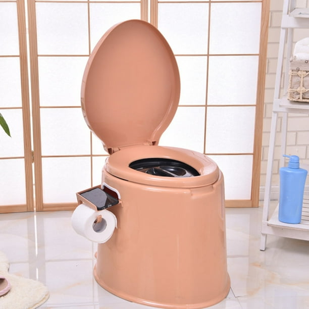 Portable Travel Toilet Compact Potty Bucket Seats with Waste Tank For