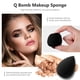 thumbnail image 5 of Juego de esponjas de maquillaje negras, 10 esponjas para base sin látex, lavables para polvos y cremas, aplicación perfecta, 5 of 6