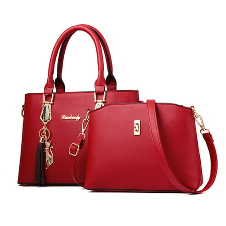 Women handbags Fashion handbag Crossbody Shoulder Handbag PU Leather ...