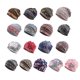 thumbnail image 4 of Gorro Holgado Estilo Étnico Qarigey Turbante Ajustable Floral Azul, 4 of 6