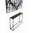 thumbnail image 4 of Pangea Home Miley 38" Rectangular Modern Metal Console Table in Black, 4 of 6