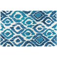 thumbnail image 1 of Jellybean SS-FZ001B 21 x 33 in. Blue & Green Ikat Accent Rug, 1 of 1