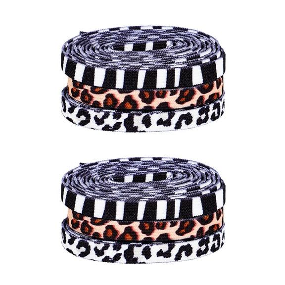 HONITANO 6Pcs Durable Non-fading Flat Shoelaces for Sports Shoes and Sneakers 47.16X0.28X0.08in