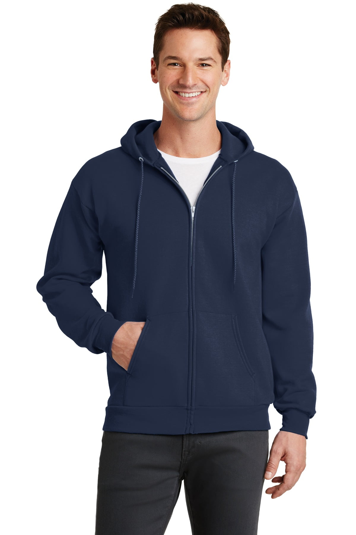 port and company core fleece hoodie