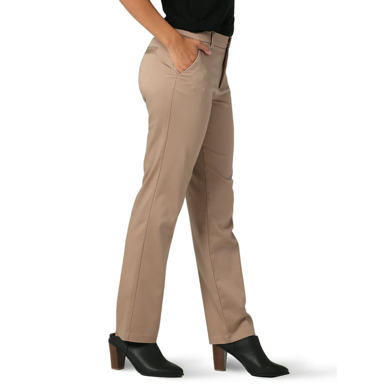 Lee® Women's Comfort Waist Woven Straight Leg Pant 